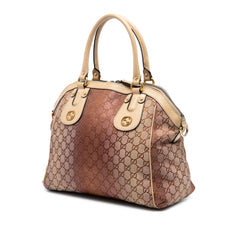 Medium GG Lurex Scarlett Satchel