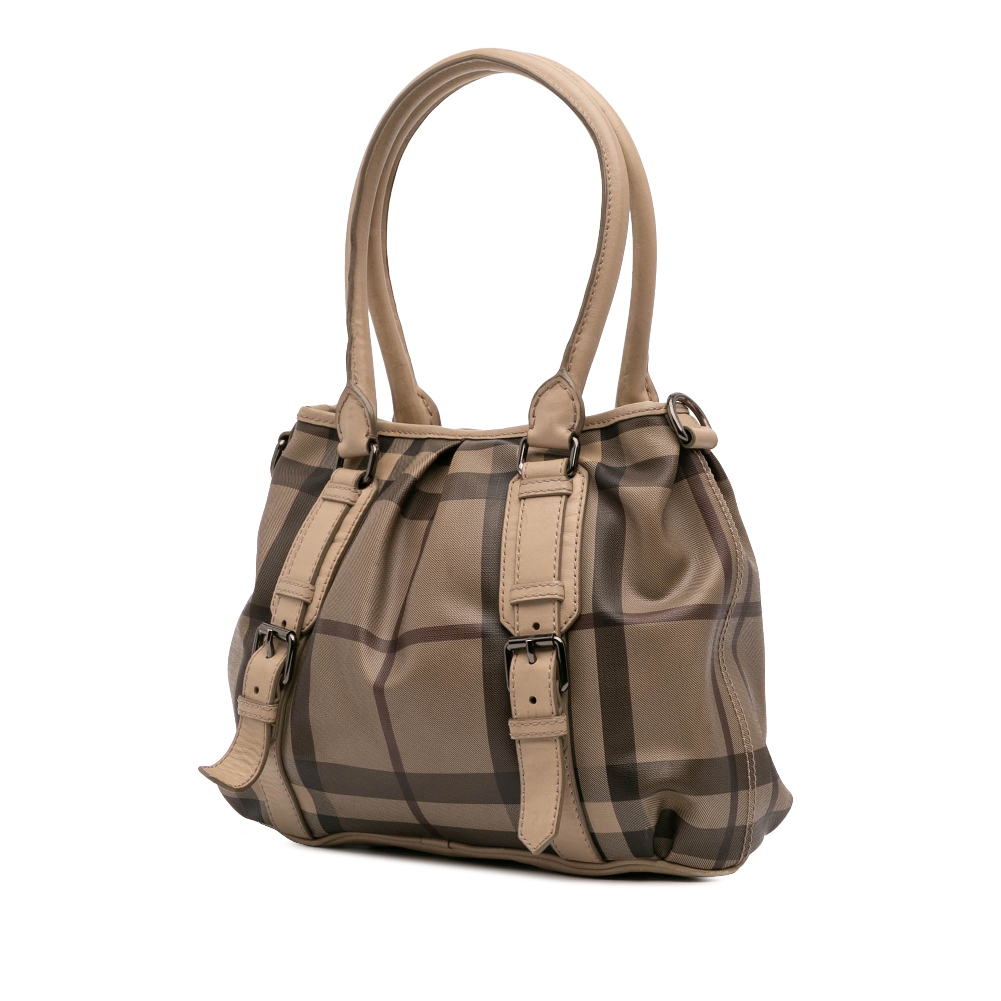 Smoke Check Coated Canvas Northfield Satchel
