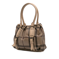 Smoke Check Coated Canvas Northfield Satchel