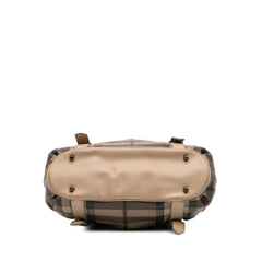 Smoke Check Coated Canvas Northfield Satchel