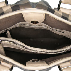 Smoke Check Coated Canvas Northfield Satchel