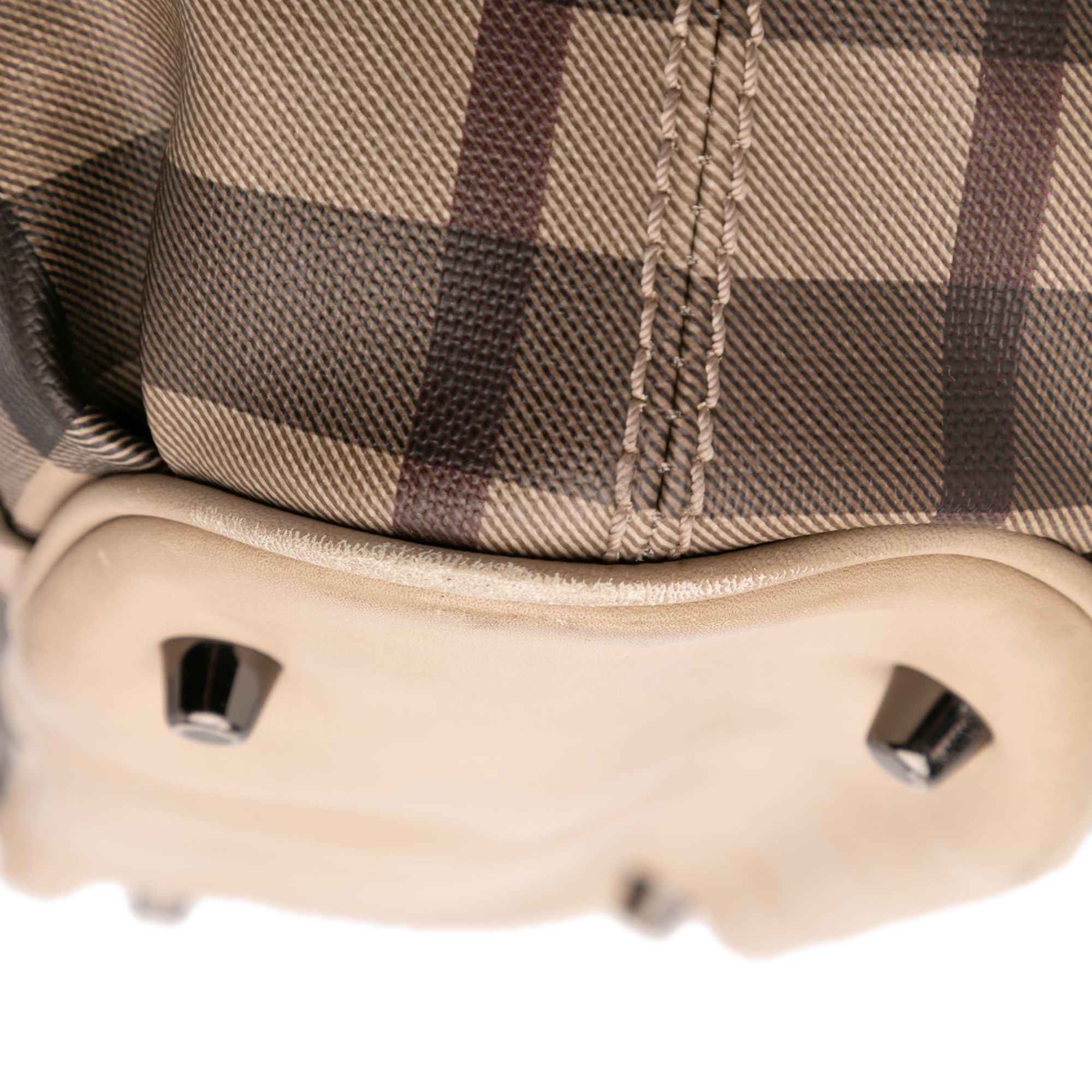 Smoke Check Coated Canvas Northfield Satchel