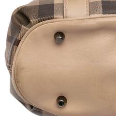 Smoke Check Coated Canvas Northfield Satchel