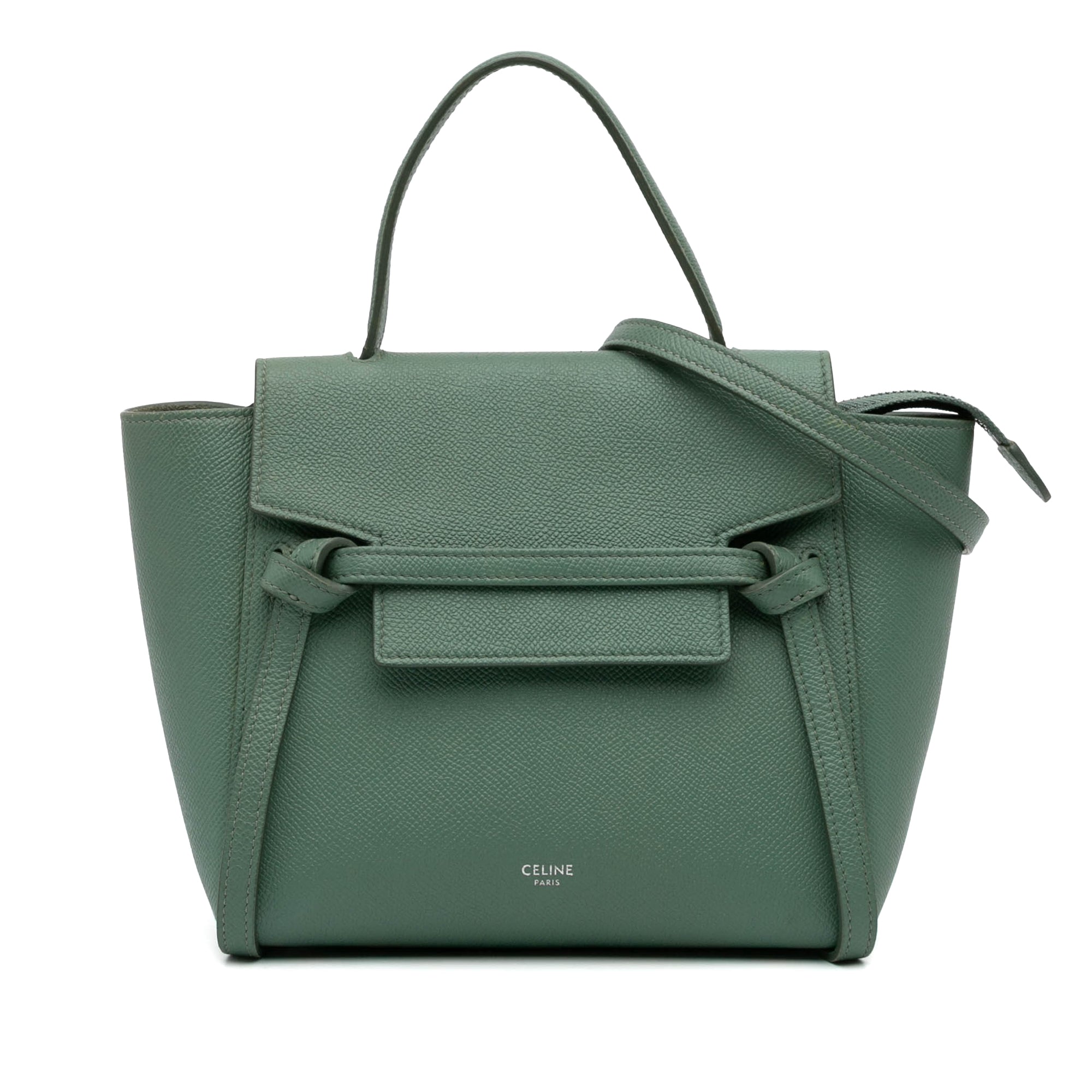 Nano Grained Calfskin Belt Bag