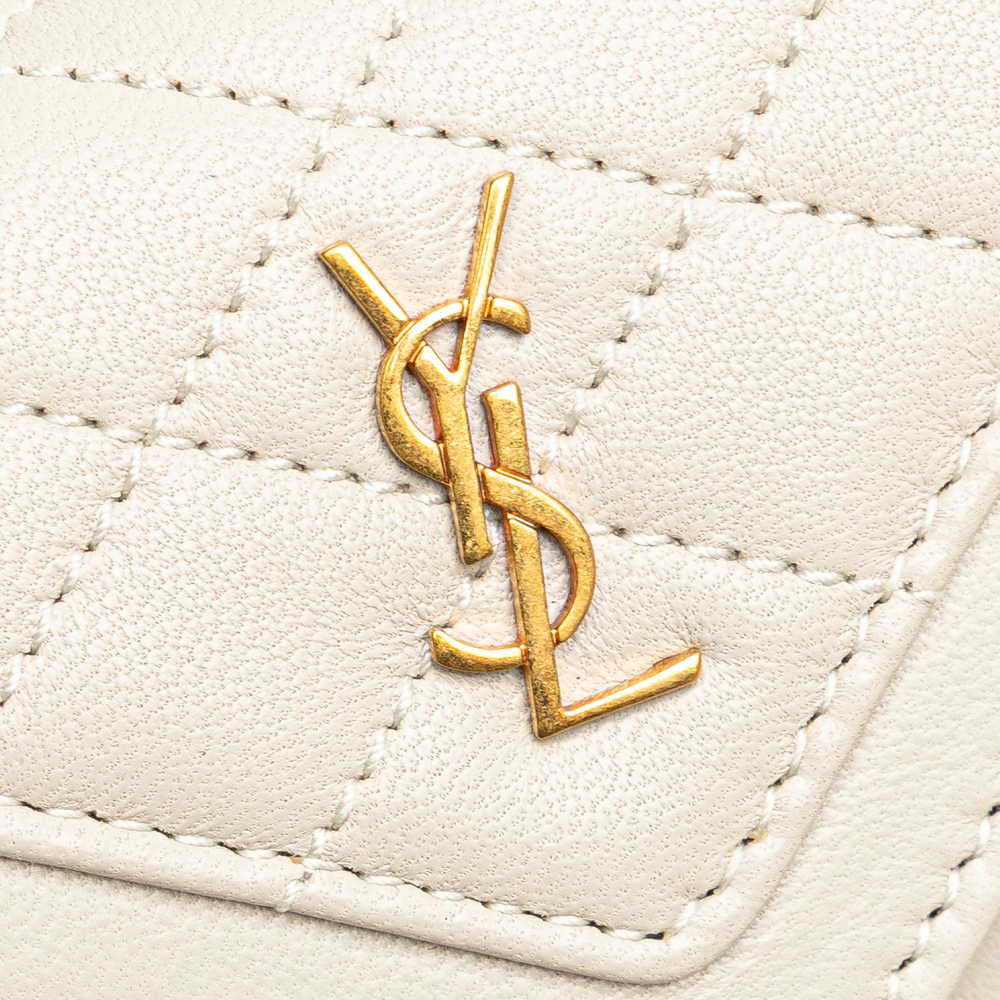 Micro Quilted Lambskin Monogram Gaby Crossbody