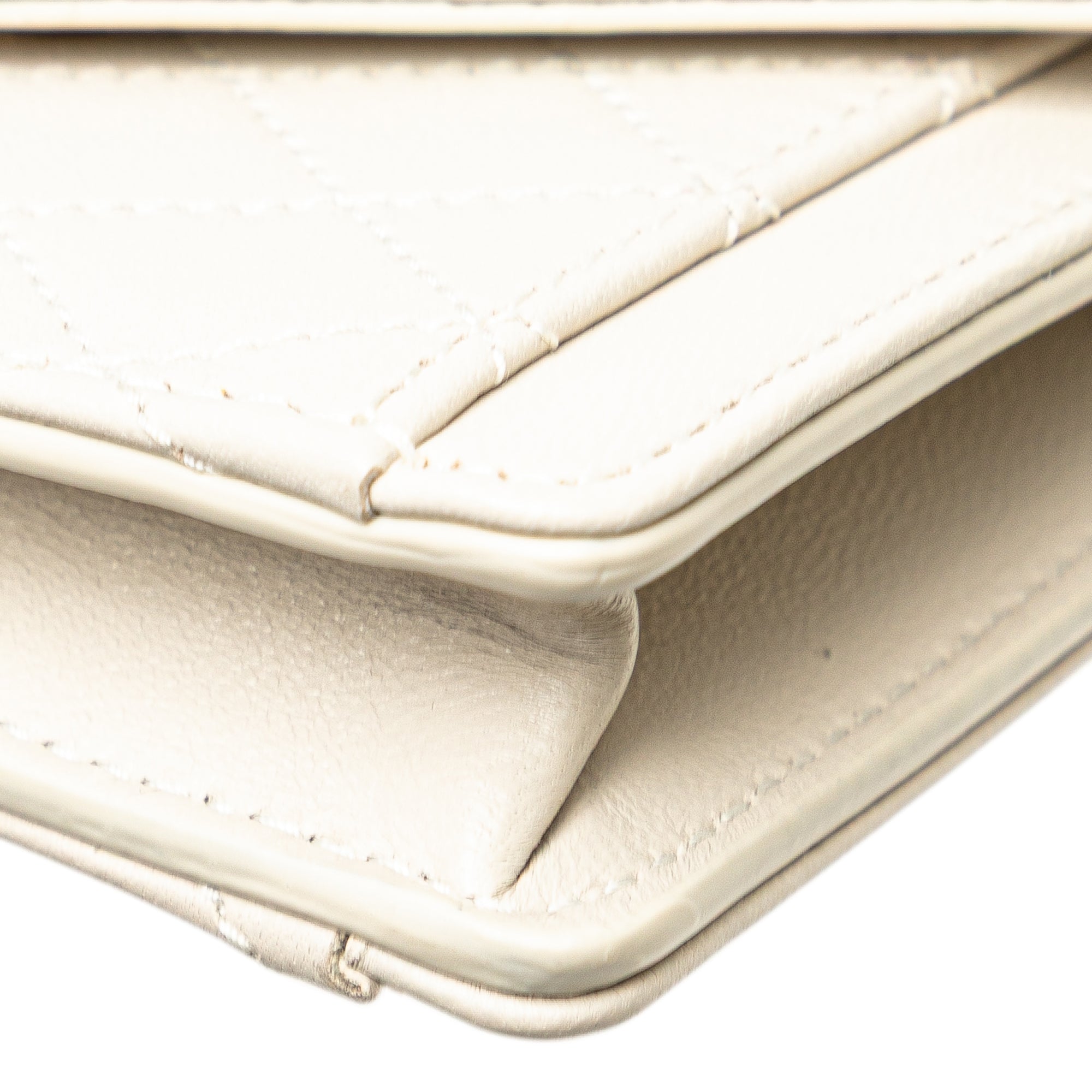Micro Quilted Lambskin Monogram Gaby Crossbody