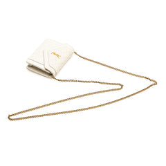 Micro Quilted Lambskin Monogram Gaby Crossbody