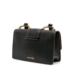 Goatskin Madras Soft Calf Crystal Embellished Crossbody