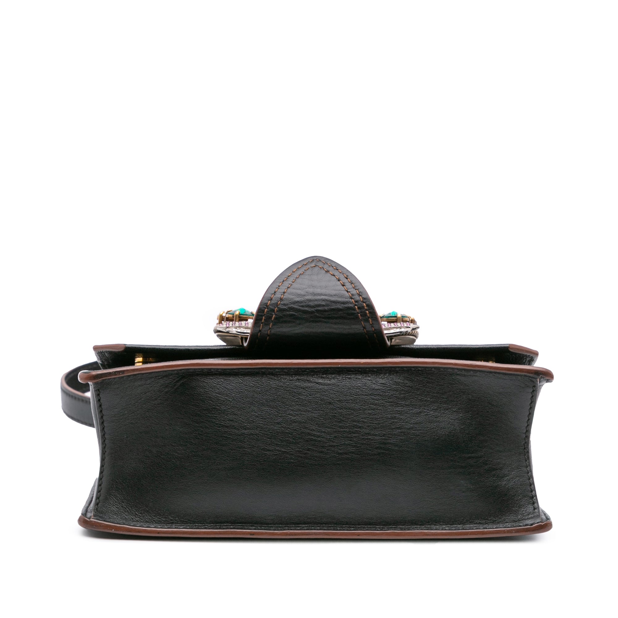 Goatskin Madras Soft Calf Crystal Embellished Crossbody