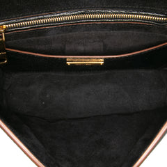 Goatskin Madras Soft Calf Crystal Embellished Crossbody
