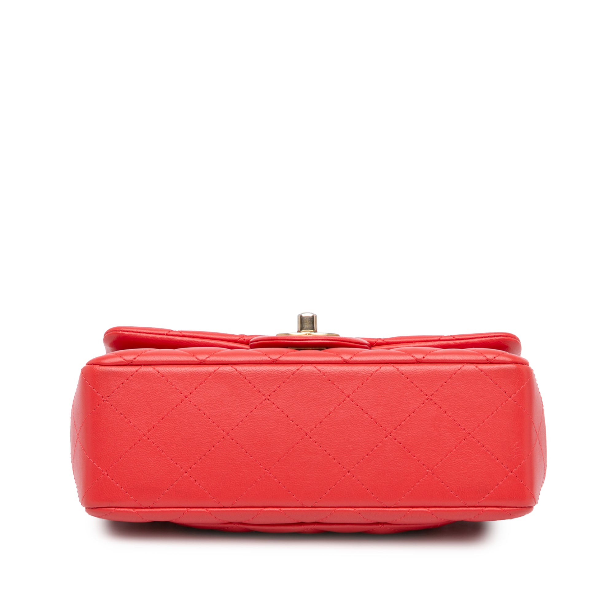 Mini Rectangular Classic Lambskin Single Flap