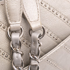 Medium Chevron Calfskin Stud Wars Flap