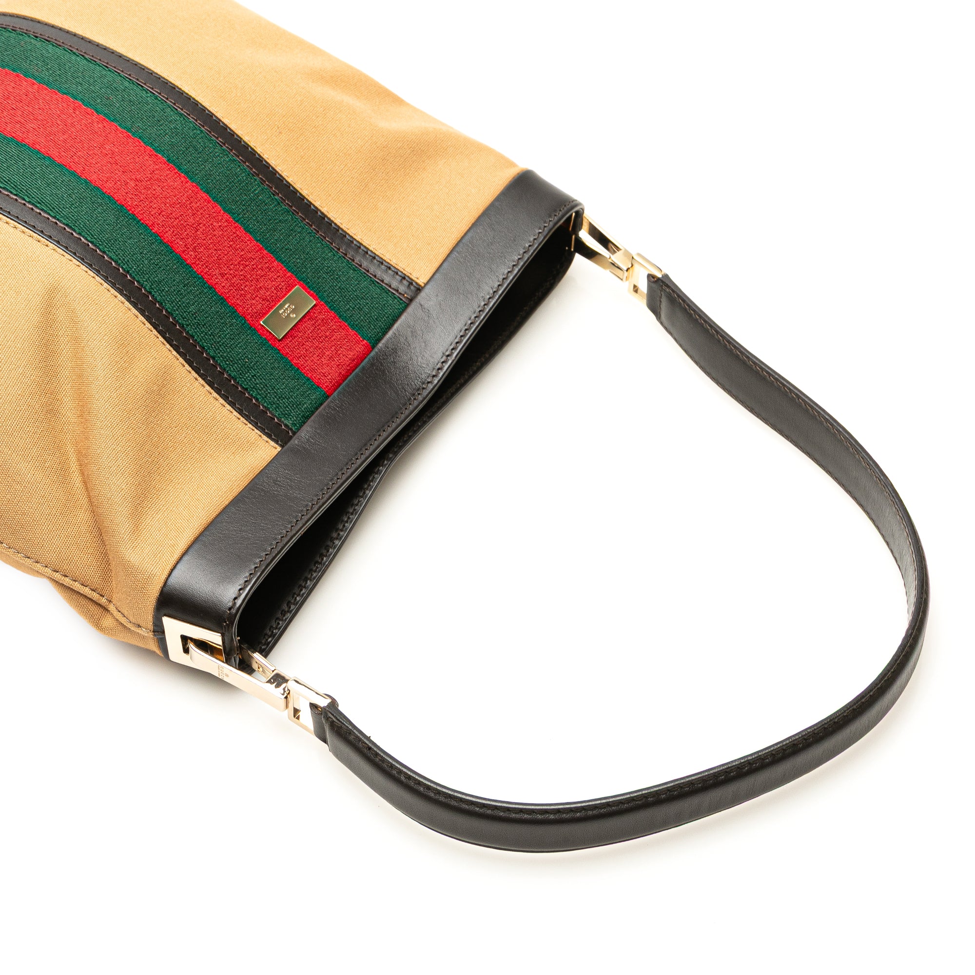 Canvas Web Shoulder Bag