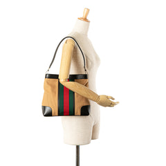 Canvas Web Shoulder Bag