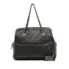 Petite Crinkled Calfskin Timeless Tote