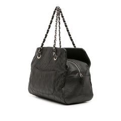 Petite Crinkled Calfskin Timeless Tote
