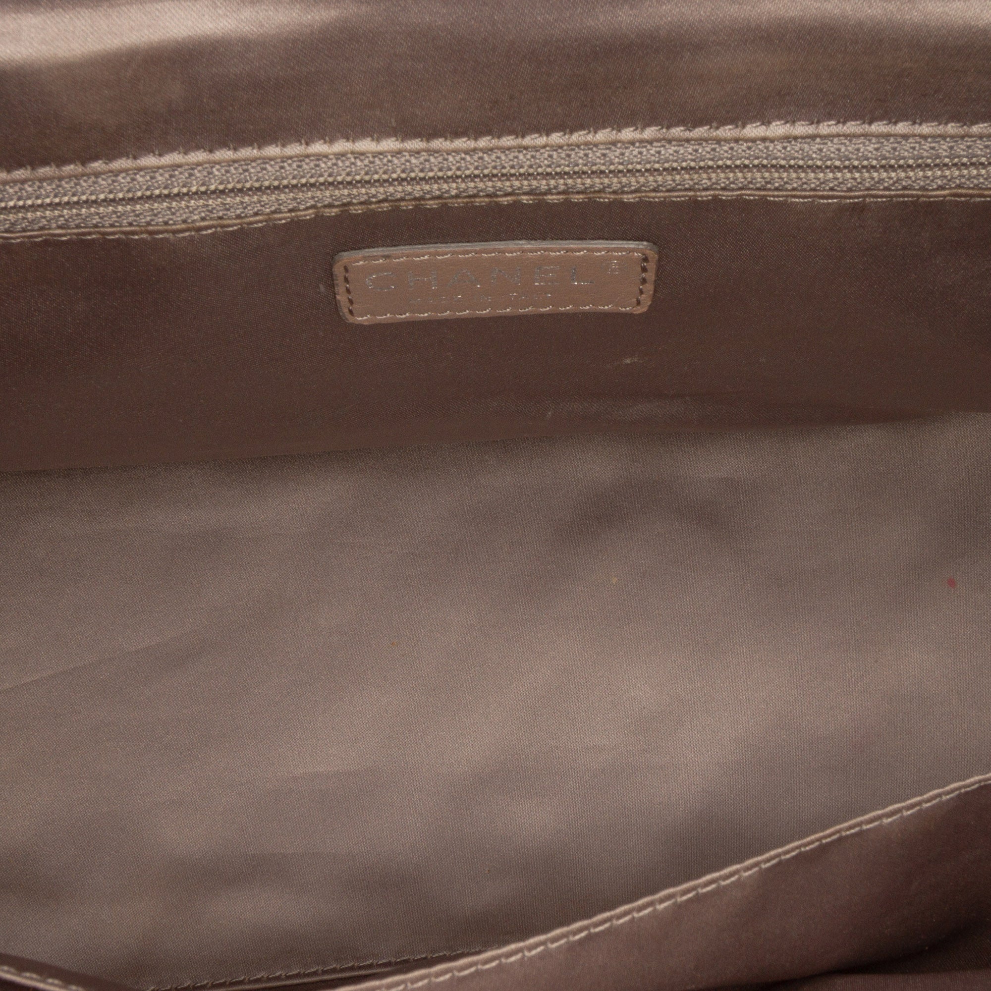 Petite Crinkled Calfskin Timeless Tote