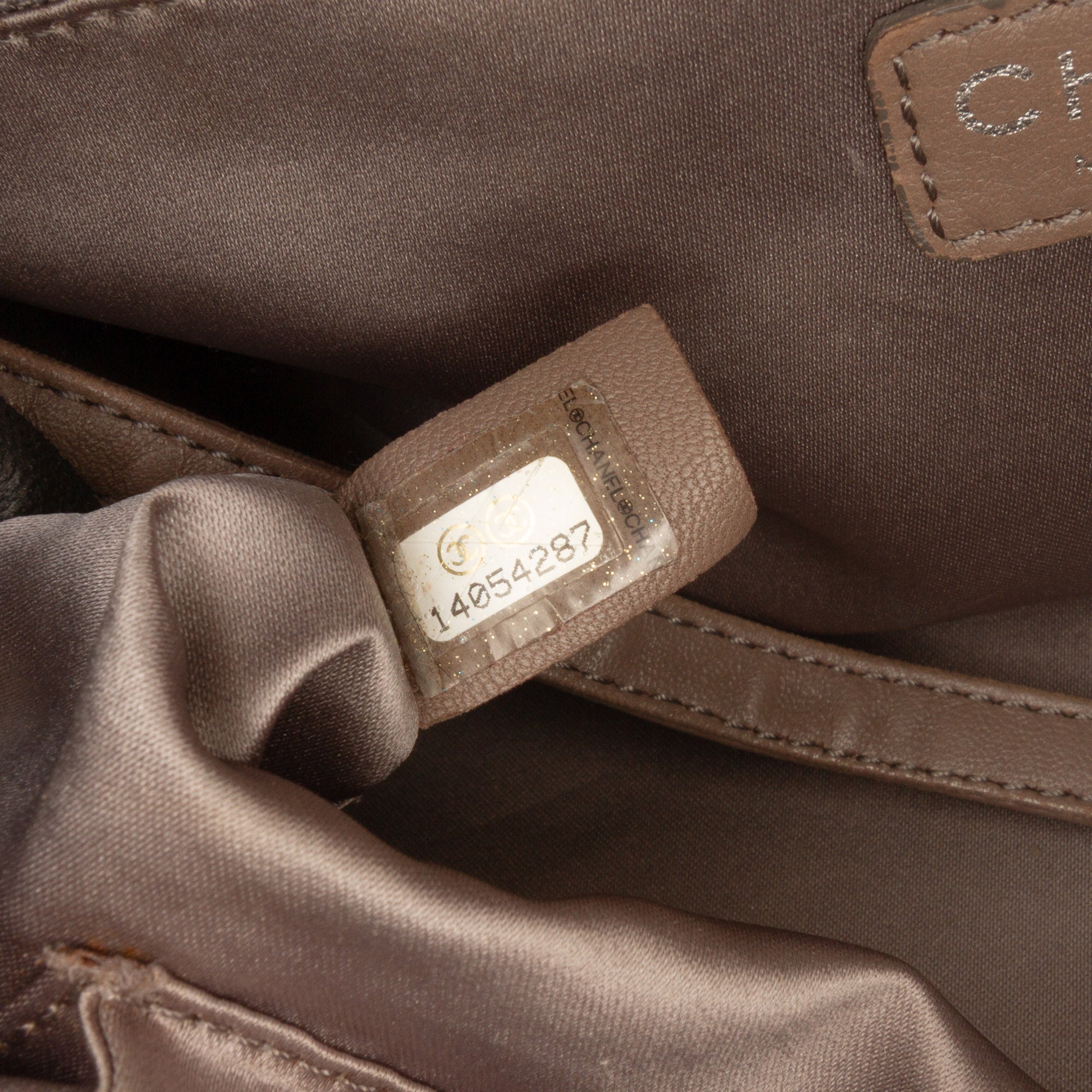 Petite Crinkled Calfskin Timeless Tote