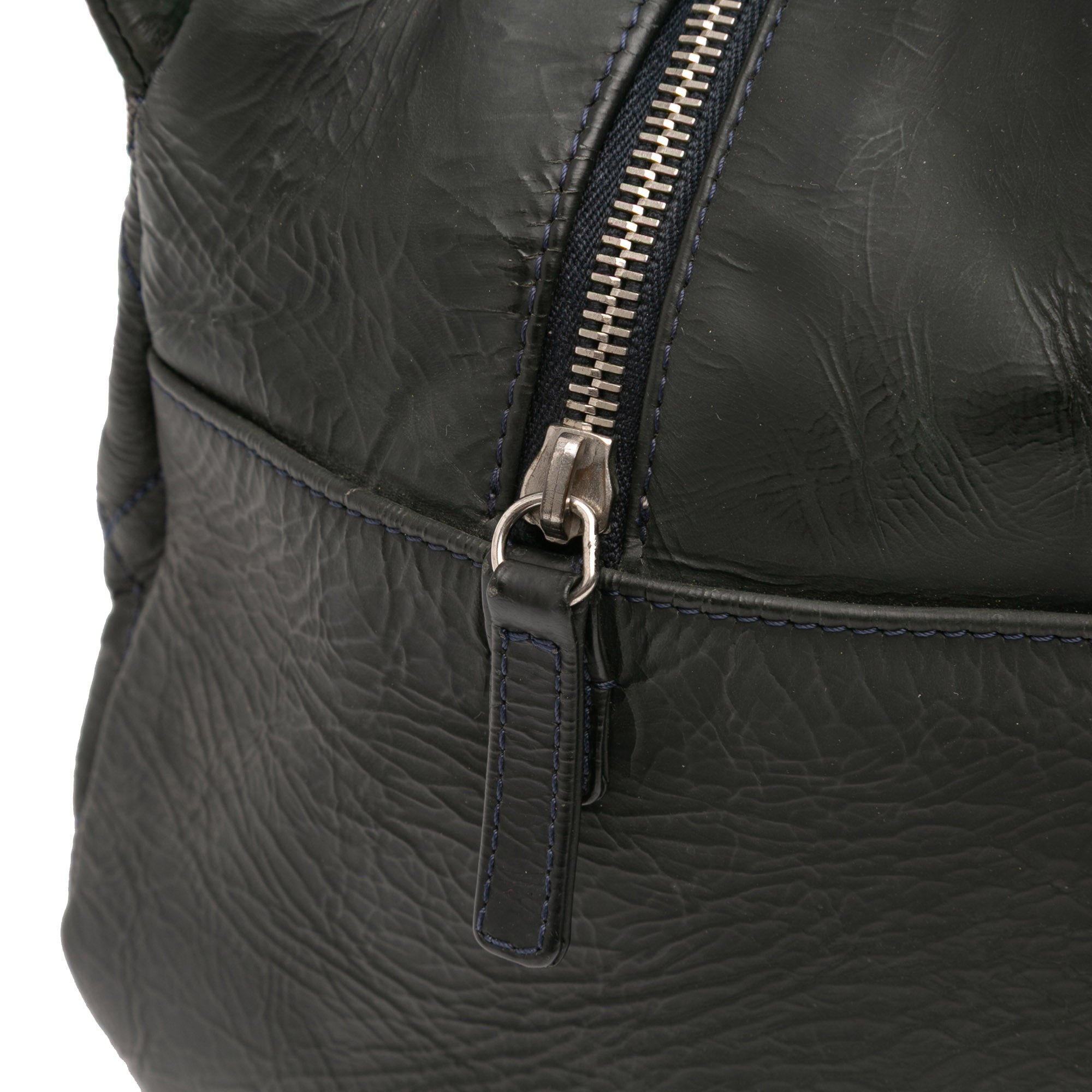 Petite Crinkled Calfskin Timeless Tote