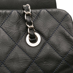 Petite Crinkled Calfskin Timeless Tote