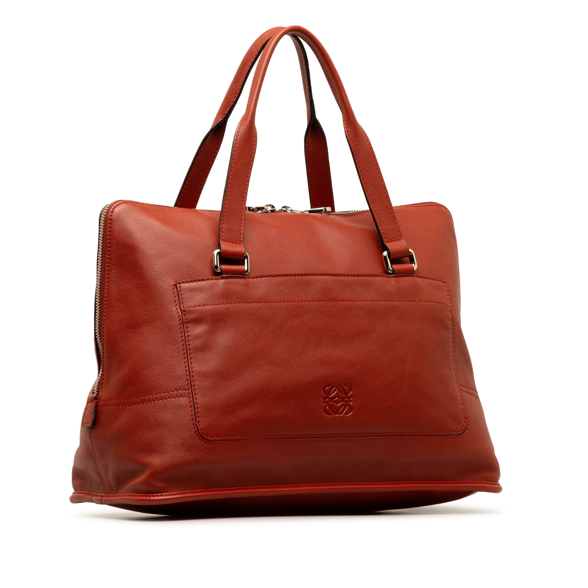 Anagram Leather Handbag_1