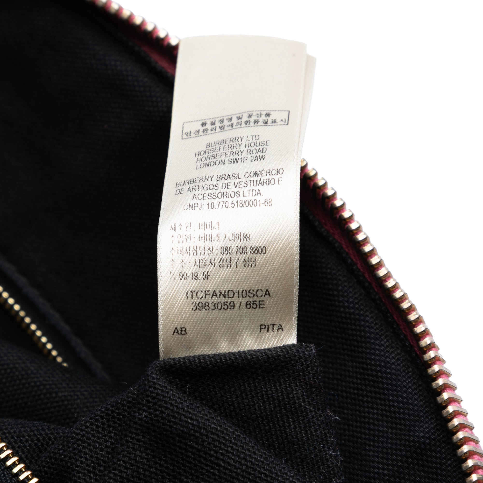 Small Leather Trimmed House Check Canvas Bridle Orchard Satchel