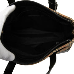 Haymarket Check Canvas Tote