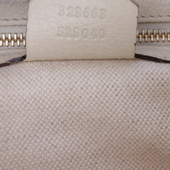 Tall Leather Bamboo Shopper Tote