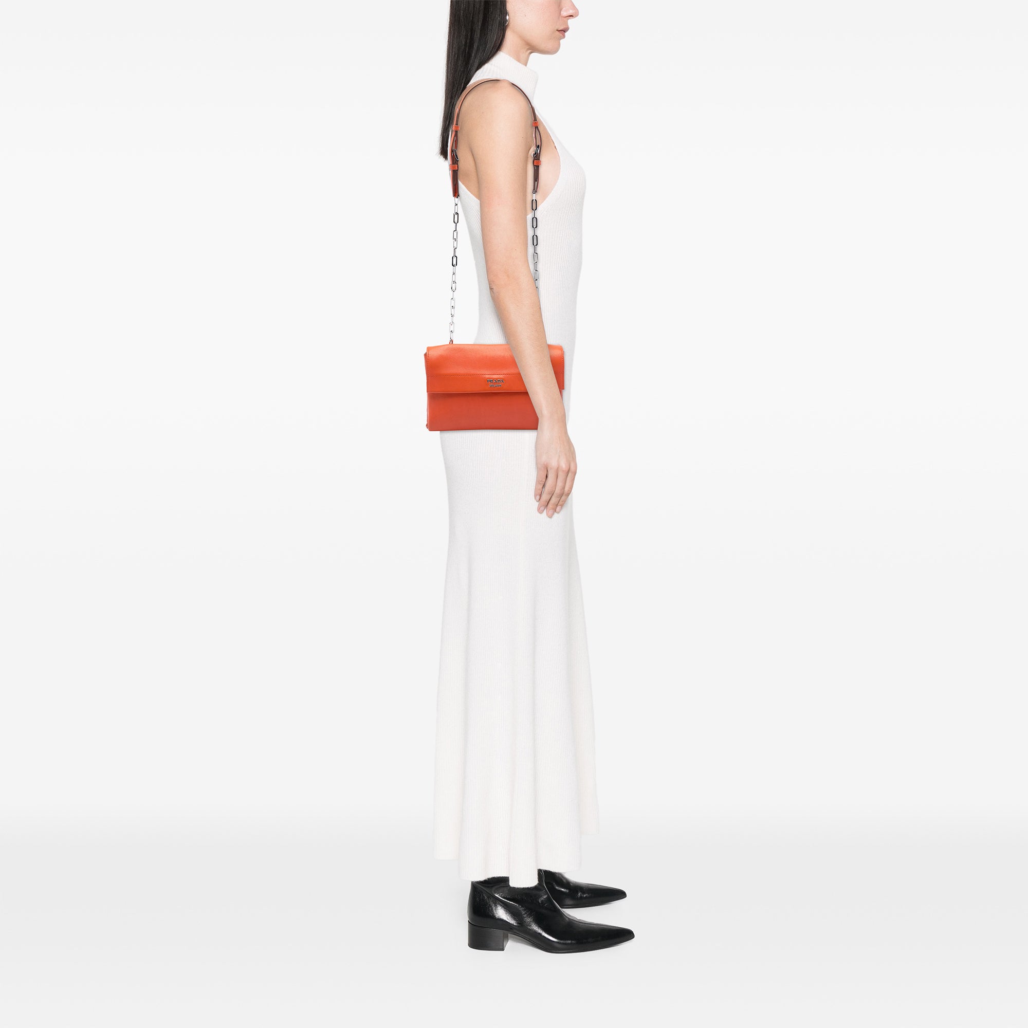 Soft Calf Double Turnlock Crossbody