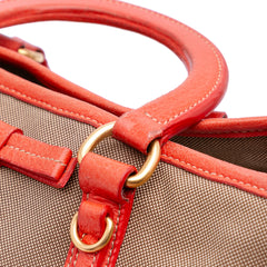 Canvas Canapa Logo Bow Satchel