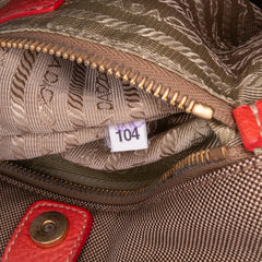 Canvas Canapa Logo Bow Satchel