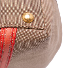 Canvas Canapa Logo Bow Satchel
