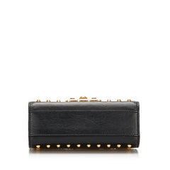 Small Pearl Studded Padlock Crossbody