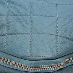 Quilted Caviar Expandable Zip Tote