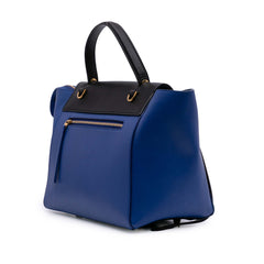 Mini Bicolor Grained Calfskin Belt Bag
