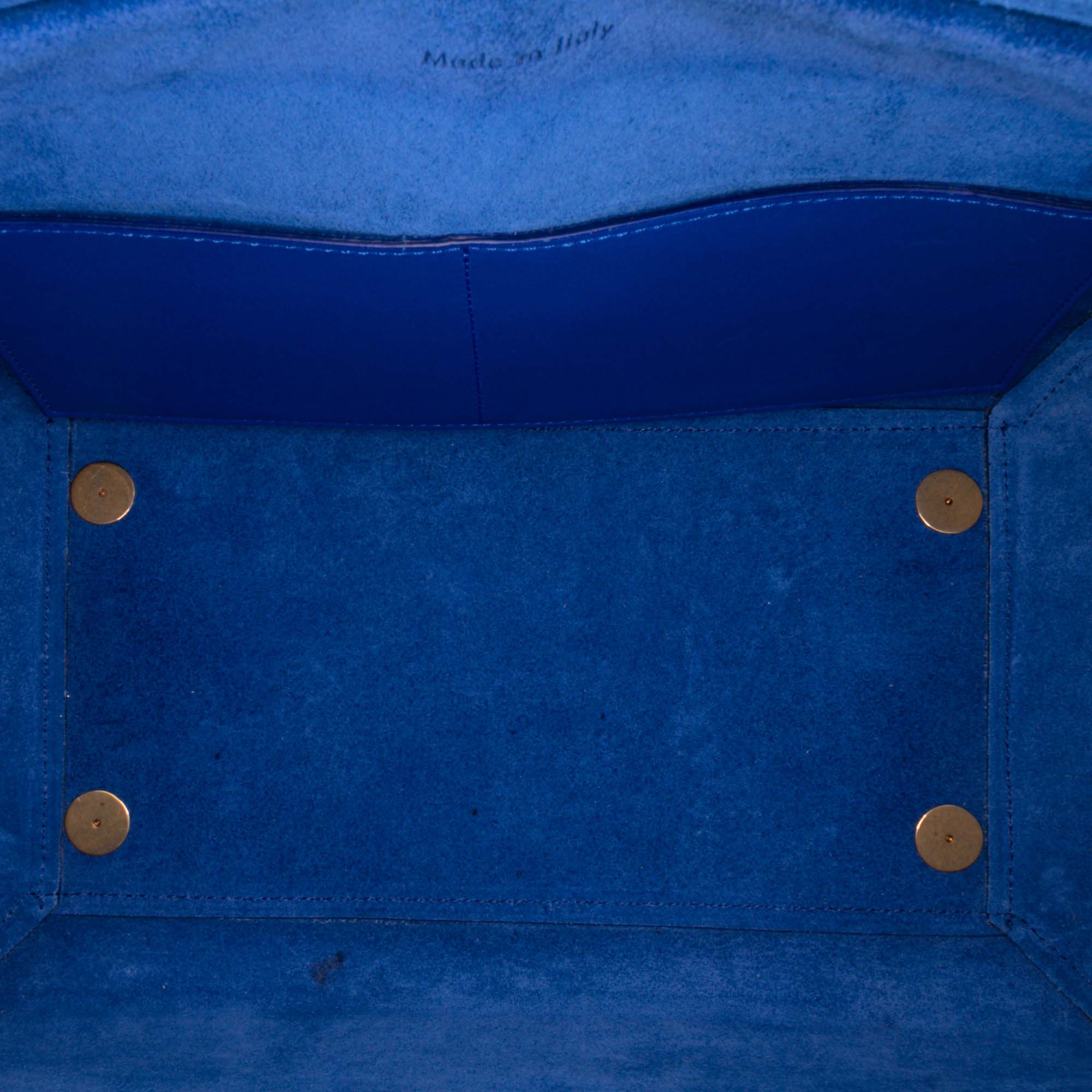 Mini Bicolor Grained Calfskin Belt Bag