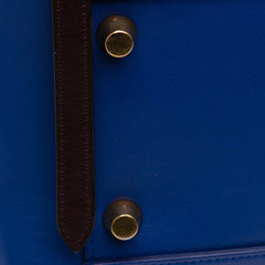 Mini Bicolor Grained Calfskin Belt Bag