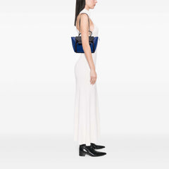 Mini Bicolor Grained Calfskin Belt Bag