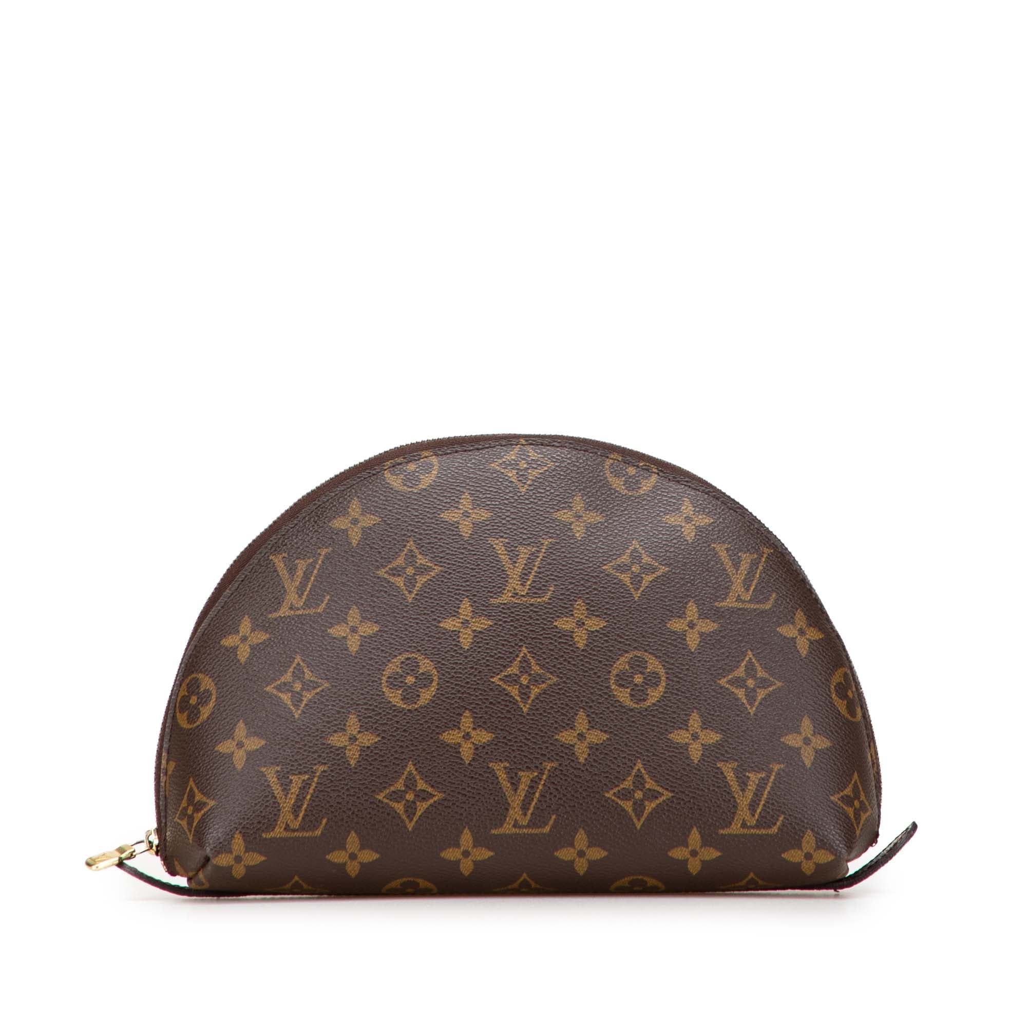 Monogram Trousse Demi Ronde Cosmetic Pouch