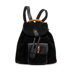Suede Bamboo Backpack