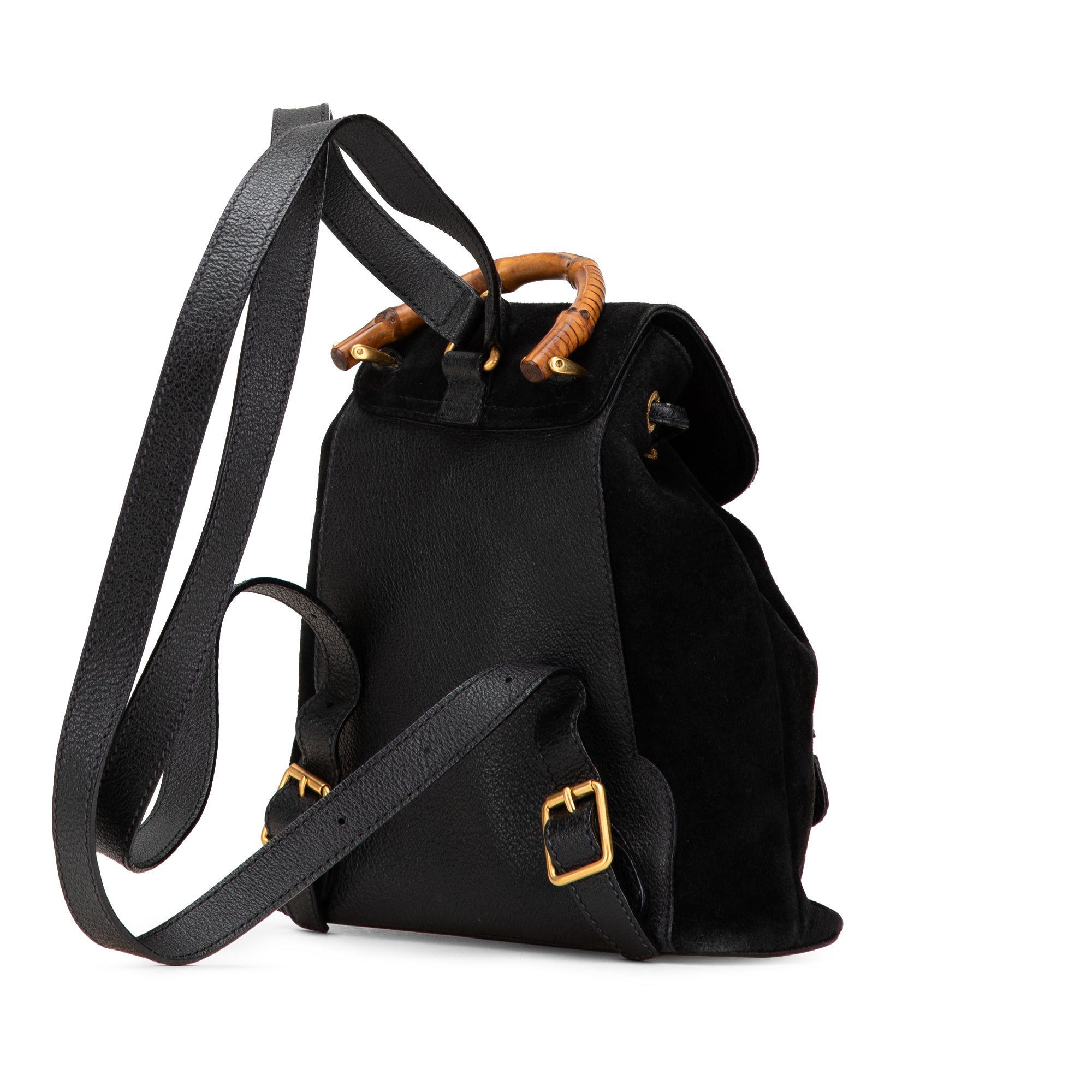 Suede Bamboo Backpack