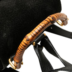 Suede Bamboo Backpack