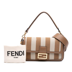 Pequin Canvas Baguette Satchel