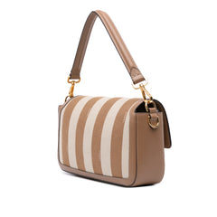 Pequin Canvas Baguette Satchel