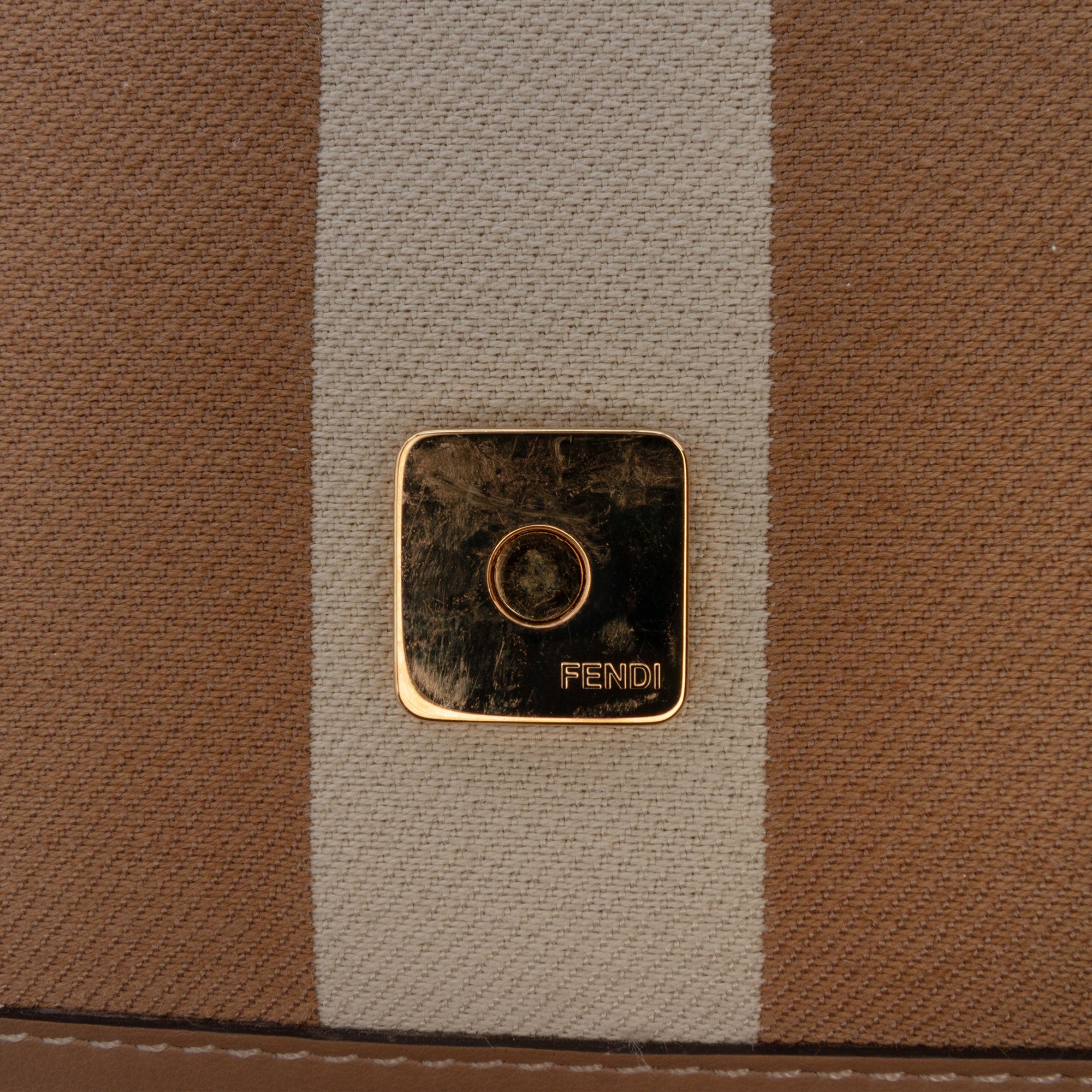 Pequin Canvas Baguette Satchel