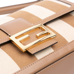 Pequin Canvas Baguette Satchel
