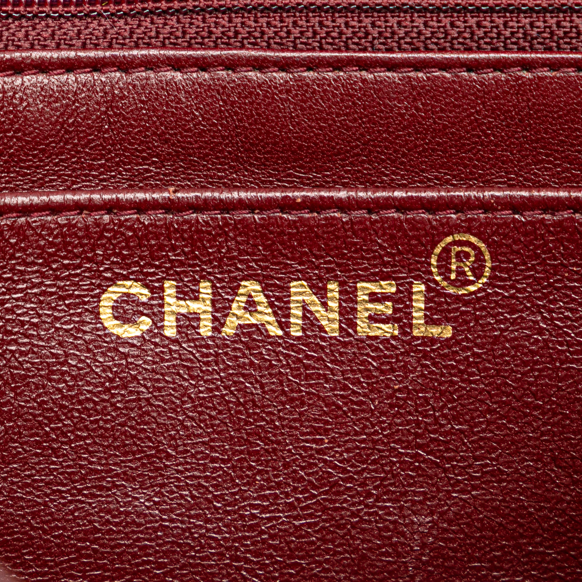 CC Chevron Lambskin Flap