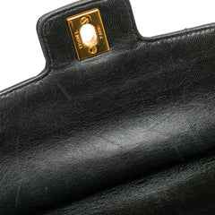 CC Chevron Lambskin Flap