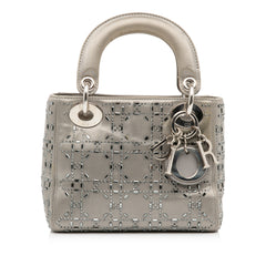 Mini Satin Cannage Crystal Lady Dior_0