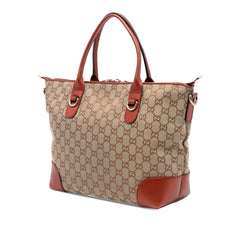 GG Canvas Heart Bit Satchel